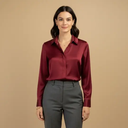 Luxe Satin Blouse